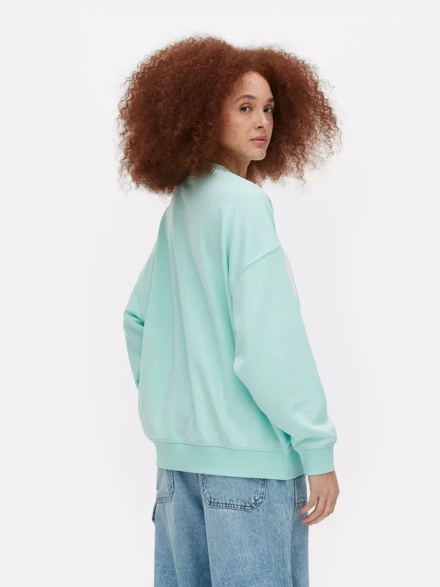 Φούτερ oversized με γράμματα «Miami»