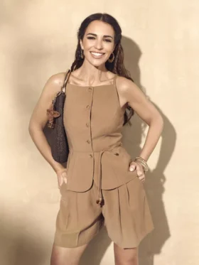 Γιλέκο με πεπλούμ της Paula Echevarría
