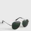 Γυαλιά ηλίου τύπου «aviator» με φιμέ φακούς