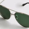 Γυαλιά ηλίου τύπου «aviator» με φιμέ φακούς