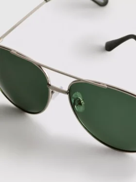 Γυαλιά ηλίου τύπου «aviator» με φιμέ φακούς