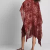 Κάπα με κρόσσια σε μοτίβο Paisley