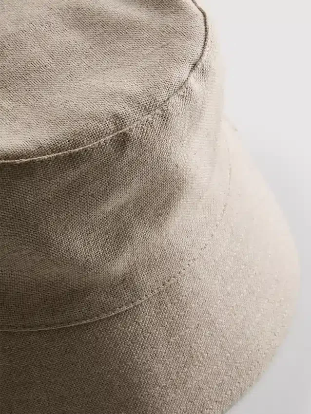 Καπέλο τύπου «bucket» από μείγμα λινού