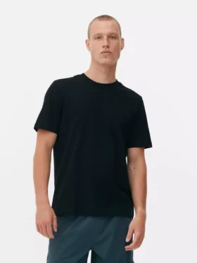 Κλασικό T-shirt με στρογγυλό λαιμό