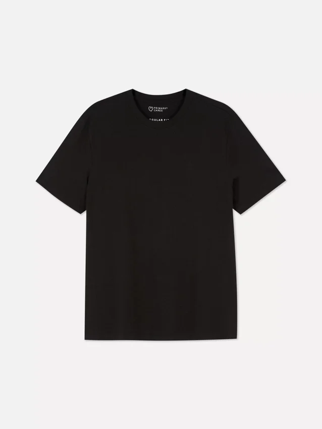 Κλασικό T-shirt με στρογγυλό λαιμό