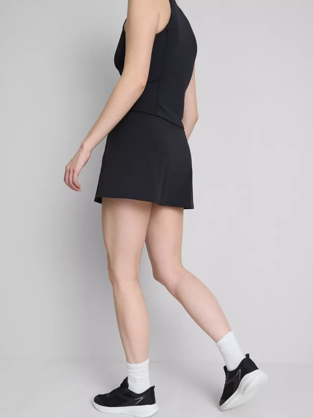 Μικροϊνώδης φούστα-σορτς, απαλή σαν βούτυρο