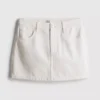 Μίνι φούστα από βαμβακερό τζιν