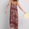 Μίντι φόρεμα σε στυλ στήλης με μοτίβο paisley της Paula Echevarría