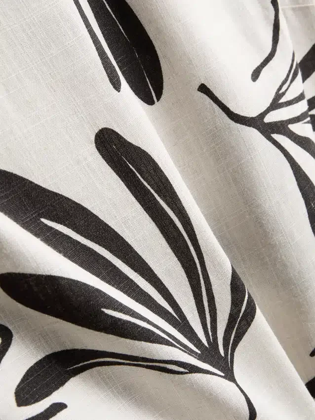 Μπλούζα χωρίς μανίκια από μείγμα βαμβακιού με τύπωμα