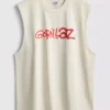 Μπλούζα χωρίς μανίκια με γραφικό Gorillaz
