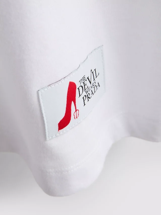 Μπλούζα με σλόγκαν «The Devil Wears Prada» από βαμβάκι