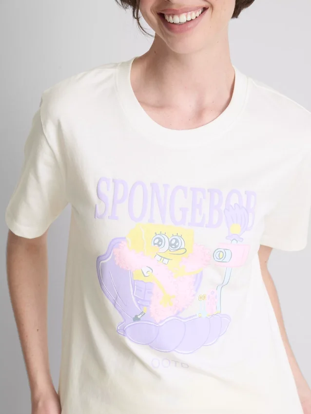 Μπλούζα πιτζάμας με σχέδιο Spongebob Squarepants OOTD