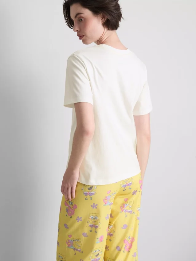 Μπλούζα πιτζάμας με σχέδιο Spongebob Squarepants OOTD