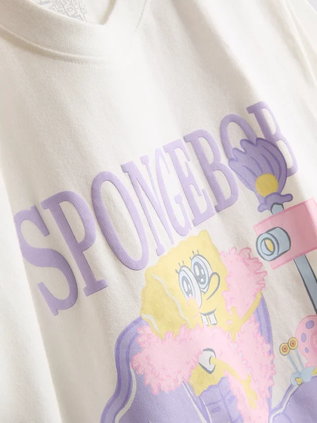 Μπλούζα πιτζάμας με σχέδιο Spongebob Squarepants OOTD