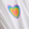 Μπλουζάκι για μωρά με καρδιά «Pride» από ύφασμα πλούσιο σε βαμβάκι