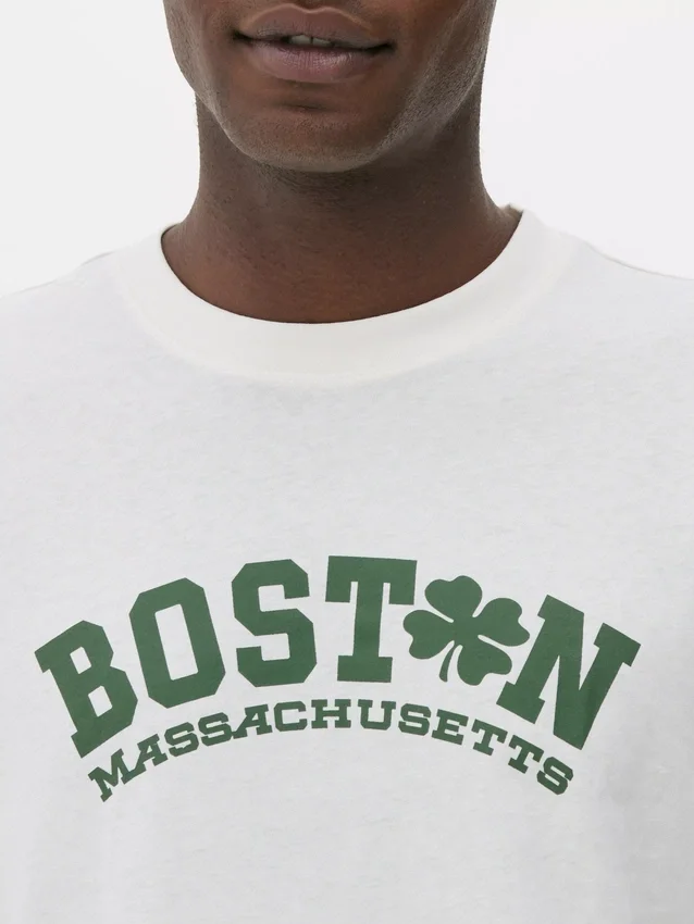 Μπλουζάκι με τύπωμα «Boston»