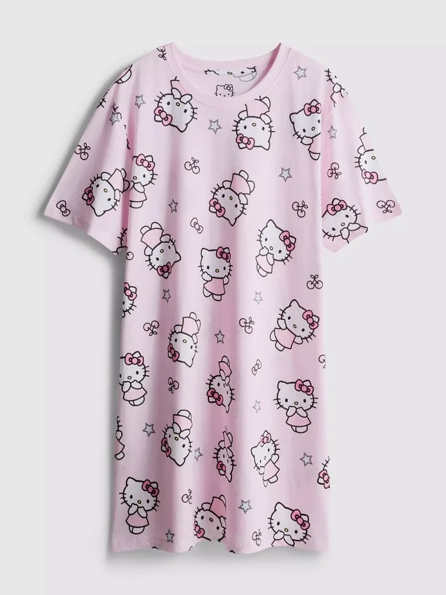 Νυχτικό από βαμβάκι με σχέδιο Hello Kitty
