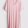 Νυχτικό με V-neck, πλούσιο σε Modal