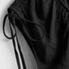 Ολόσωμη φόρμα με V-neck και φαρδιά πόδια