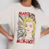 Οβερσάιζ βαμβακερό πουκάμισο Marilyn Monroe