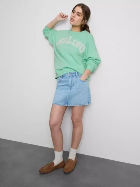 Oversized φούτερ Malibu με υψηλή περιεκτικότητα σε βαμβάκι