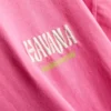 Οversized μπλουζάκι «Havana» με γραφικά, με υψηλή περιεκτικότητα σε βαμβάκι