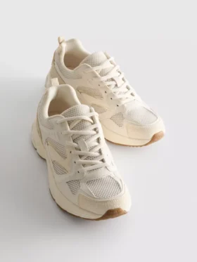 Πάνινα Sneakers με χοντρό πλέγμα