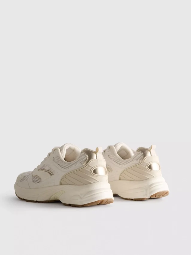 Πάνινα Sneakers με χοντρό πλέγμα