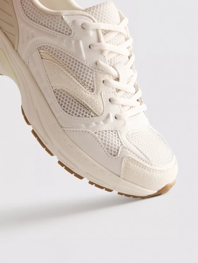 Πάνινα Sneakers με χοντρό πλέγμα