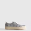 Πάνινα Sneakers με πλατφόρμα από γιούτα