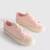 Πάνινα Sneakers με πλατφόρμα από γιούτα