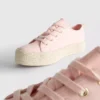 Πάνινα Sneakers με πλατφόρμα από γιούτα