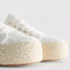 Πάνινα Sneakers με πλατφόρμα από γιούτα