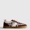 Πάνινα Sneakers με σόλα από καουτσούκ και ζωογραφικό μοτίβο