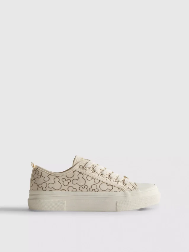 Πάνινα Sneakers πλατφόρμας Mickey Mouse της Disney