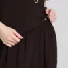Παντελόνι με ελαστική μέση και φαρδιά πόδια