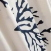 Παντελόνια πιτζάμας με φαρδιά πόδια και κοραλλένιο τύπωμα