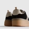 Παπούτσια Sneakers με χοντρή σόλα από καουτσούκ και λεοπάρ μοτίβο