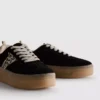 Παπούτσια Sneakers με χοντρή σόλα από καουτσούκ και λεοπάρ μοτίβο