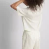 Παραλιακό πουκάμισο από βαμβάκι με κεντήματα και χάντρες της Paula Echevarría