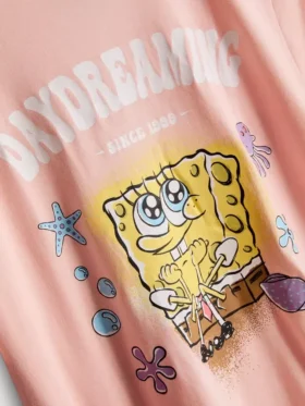 Πιτζάμες με χαρακτήρα Spongebob Squarepants από βαμβάκι