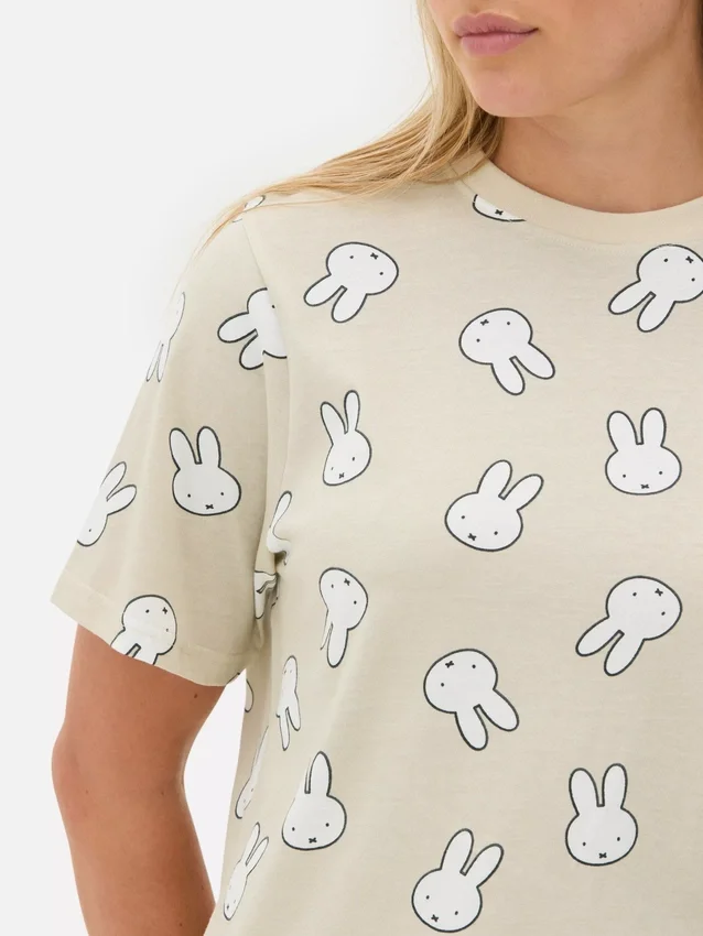 Πιτζάμες Miffy από βαμβάκι με σχέδιο