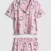 Πιτζάμες σορτς τύπου «boyfriend» με μοτίβο Hello Kitty