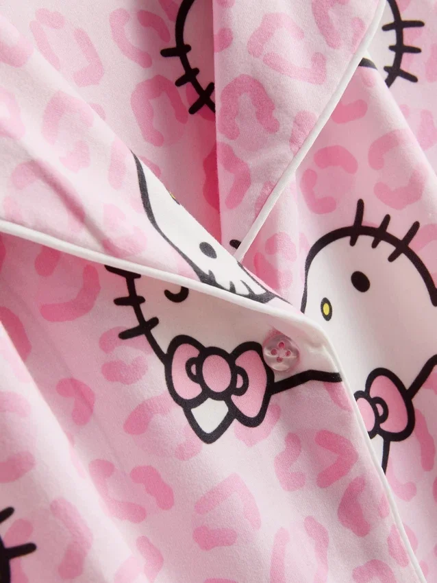 Πιτζάμες σορτς τύπου «boyfriend» με μοτίβο Hello Kitty