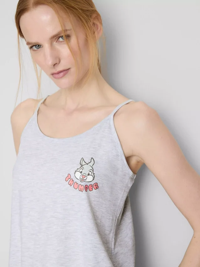Πιτζάμες Thumper της Disney με καμιζόλα και κοντό παντελόνι