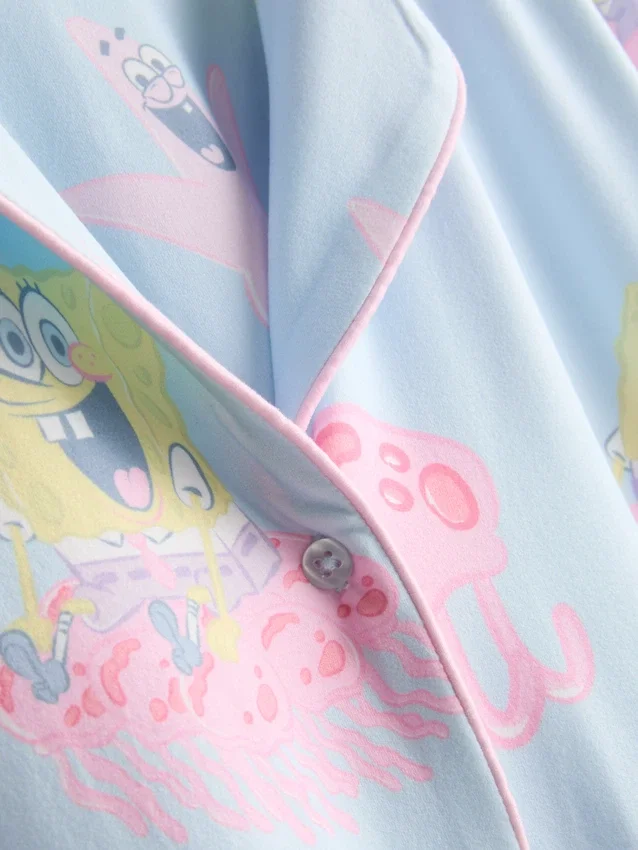 Πιτζάμες τύπου «boyfriend» με γραφικά του Spongebob Squarepants