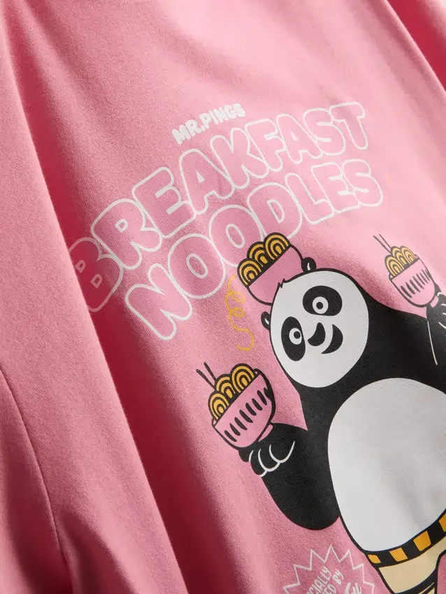 Πιτζάμες τύπου «shorty» με χαρακτήρα από το «Kung Fu Panda»