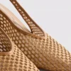 Πλεκτά πλεκτά παπούτσια με τακούνι και μυτερή μύτη