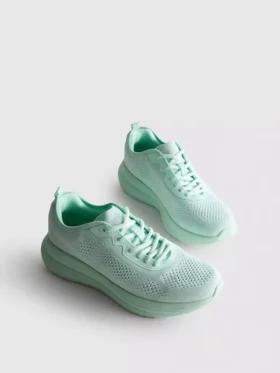 Πλεκτά Sneakers με κορδόνια