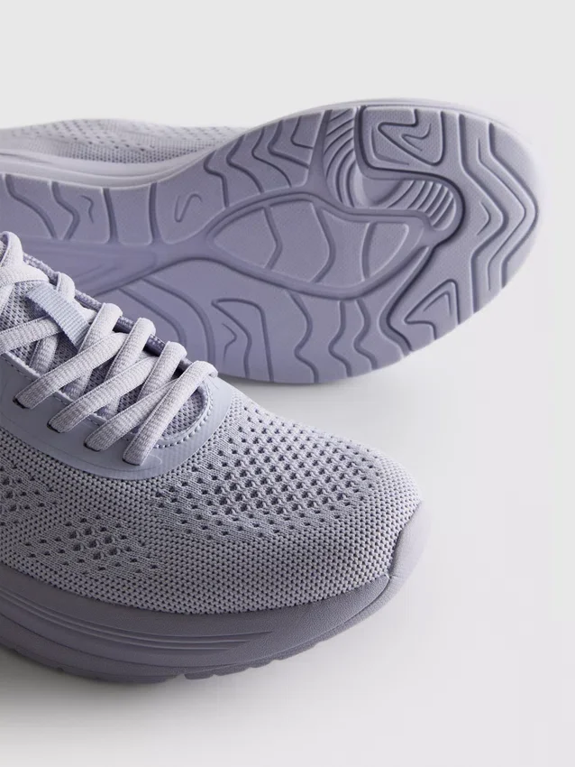 Πλεκτά Sneakers με κορδόνια